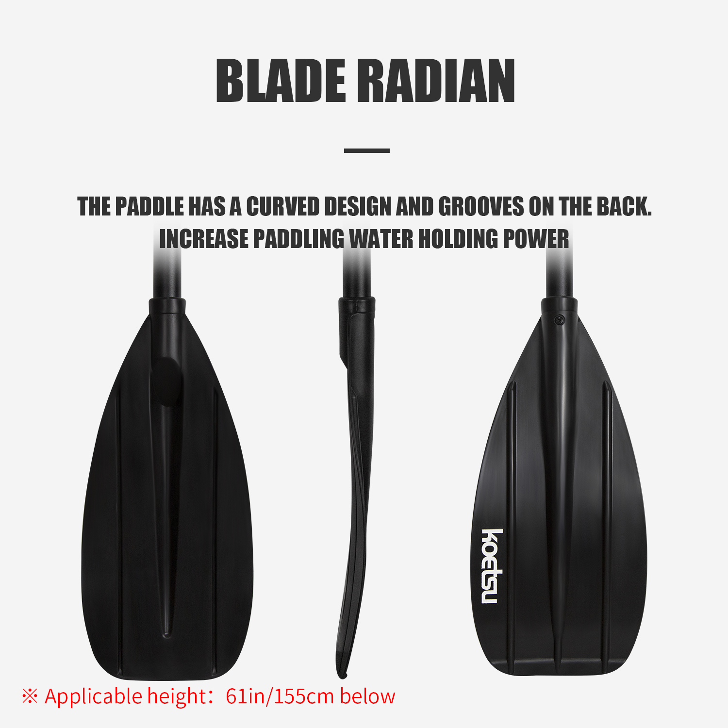 KOETSU Aluminium Alloy Double- - Fishing Kayak Paddle ulasan dan harga