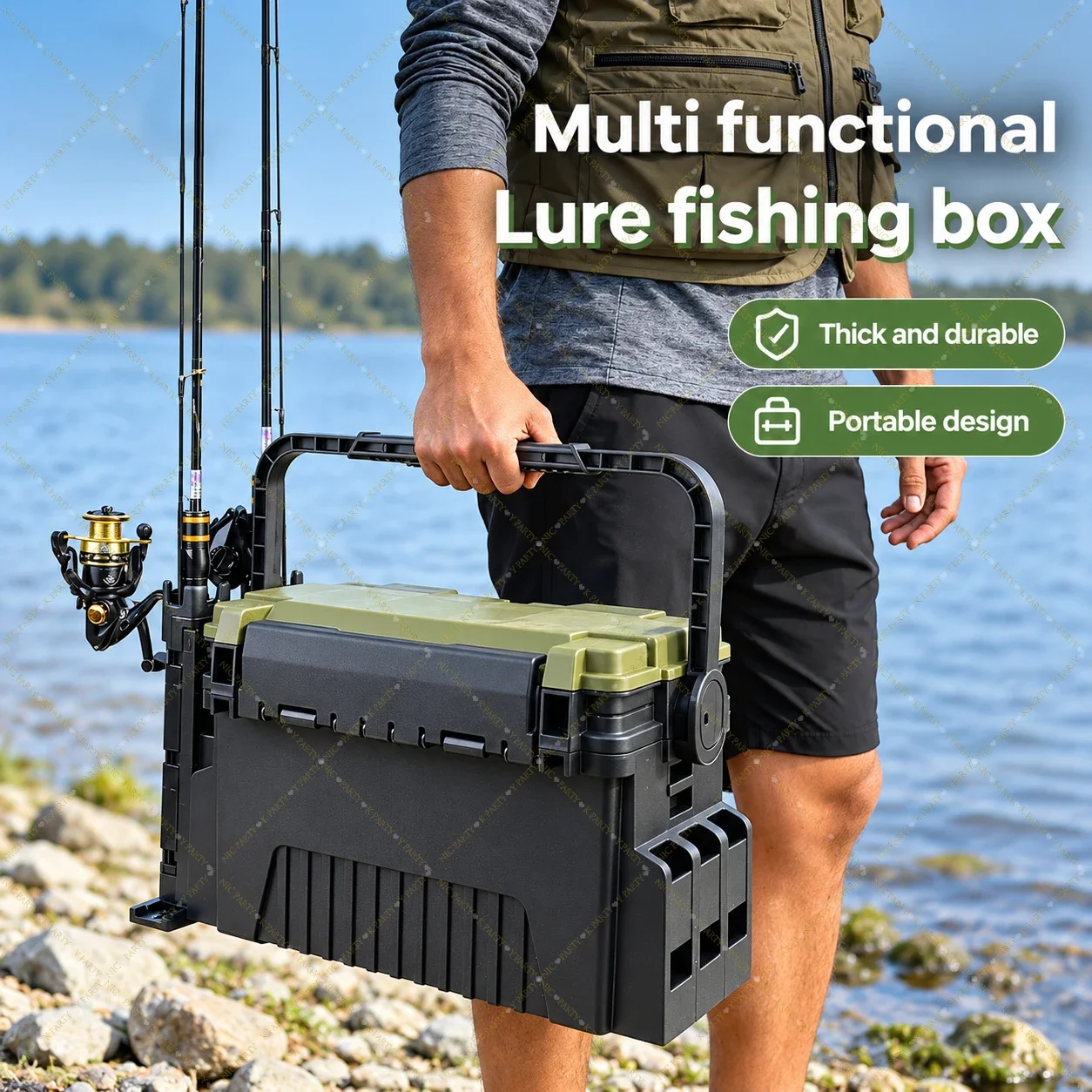 Kotak Pancing Kapasitas Besar  - Fishing Kayak Crate ulasan dan harga